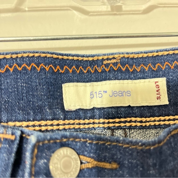 Levi's 515 Capri Blue Jeans Women's Size 8 - Picture 5 of 10